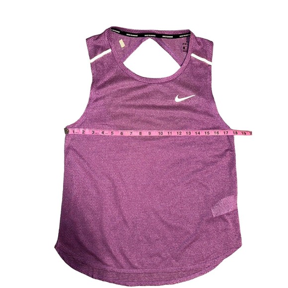 NIKE TEE Dri-Fit Tank Top‎ Womens Shirt Size Medium Purple Lightweight Athletic - Picture 8 of 8